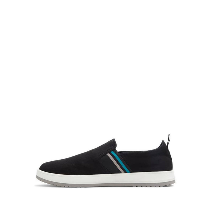 Opencourt Men's Slip Ons -  Black