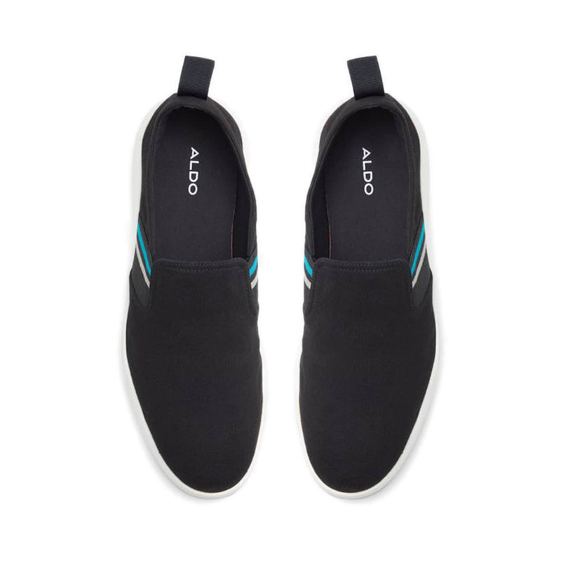 Opencourt Men's Slip Ons -  Black