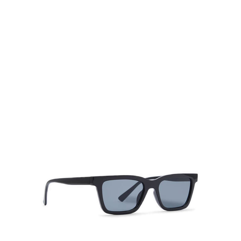 Grau Men Rectangle Sunglasses - Black