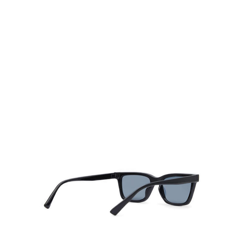 Grau Men Rectangle Sunglasses - Black