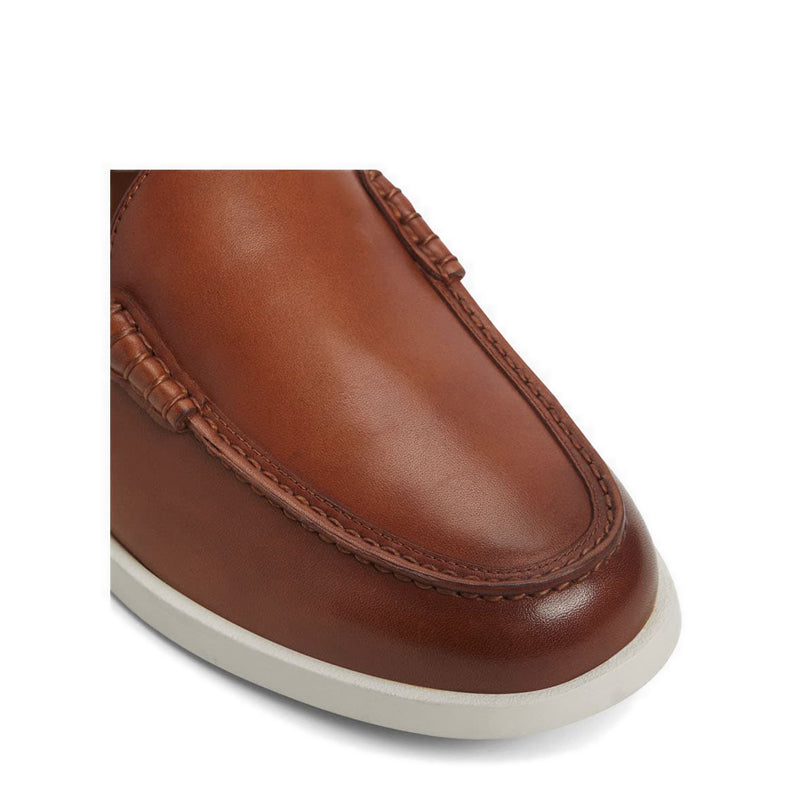 ALDO รุ่น CORELIN รองเท้าโลฟเฟอร์และสลิปออนผู้ชาย - สี COGNAC