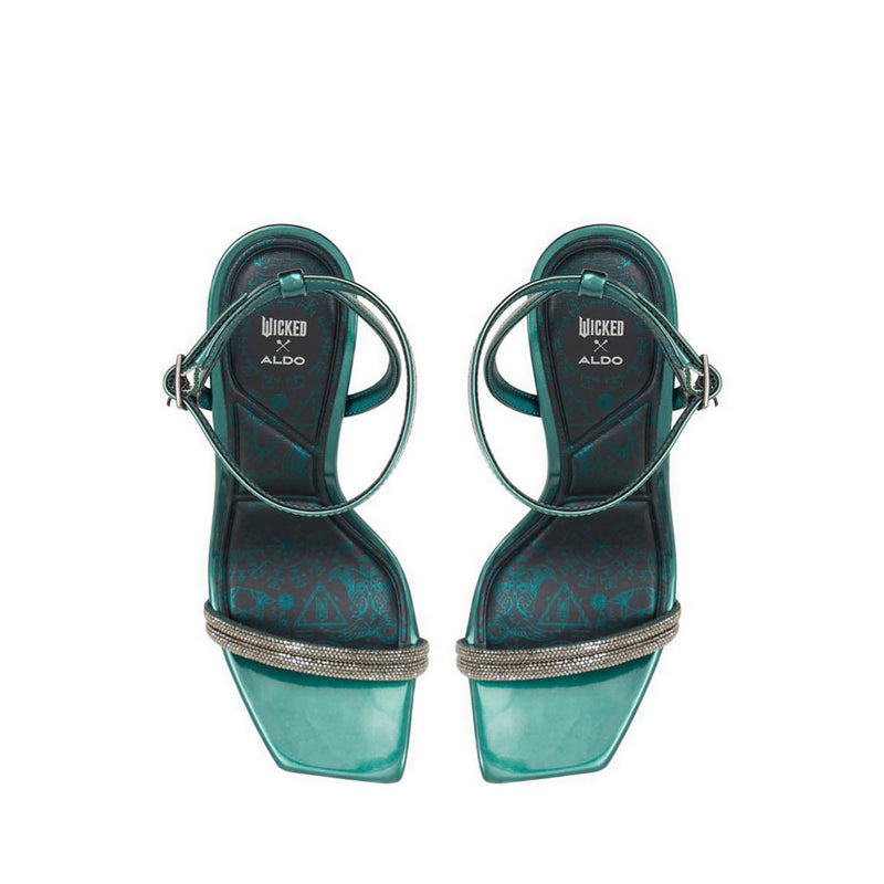 ALDO Bewitching Women Heeled Sandal - Dark Green