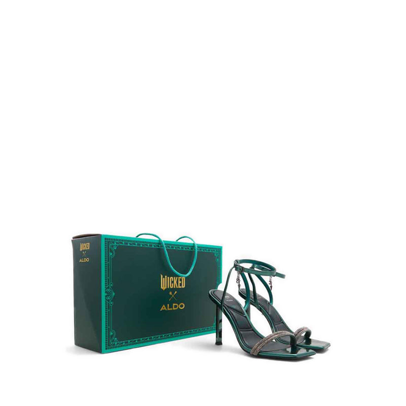 ALDO Bewitching Women Heeled Sandal - Dark Green